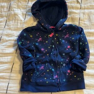 Jumping Beans 4T Glitter Unicorn Hoodie